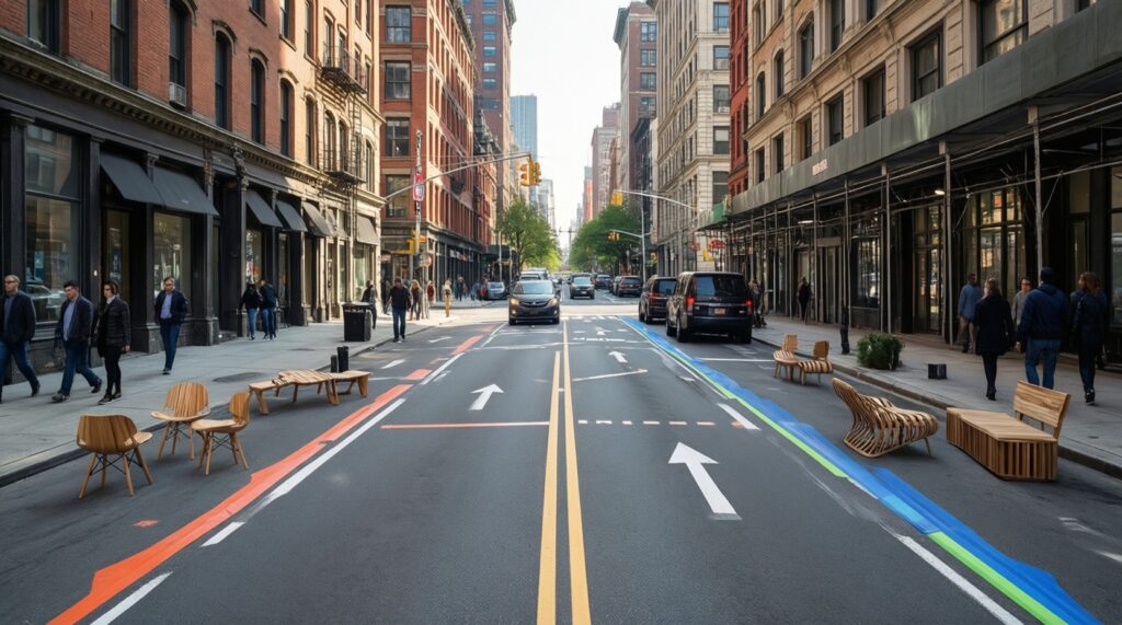 Благоустройство городов: парки, набережные, дворы и голосования жителей - иллюстрация